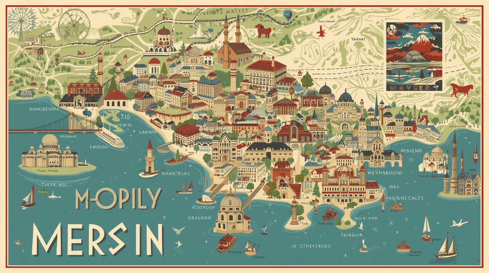 Mersin Gezilecek Yerler Haritası: Tarih, Doğa ve Akdeniz Kıyıları